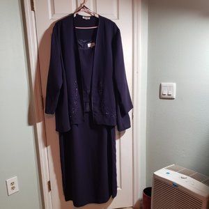 Purple Evening Gown/Mother of the Bride Gown